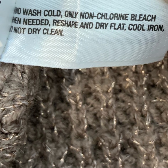GAP Taupe Sparkly Sweater - Picture 8 of 8